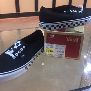 AUTHENTIC (CHECKER TAPE) VANS